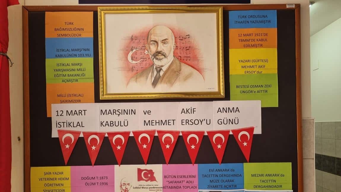 12 Mart İstiklal Marşı'nın kabulü ve Mehmet Akif Ersoy'u anma programı 