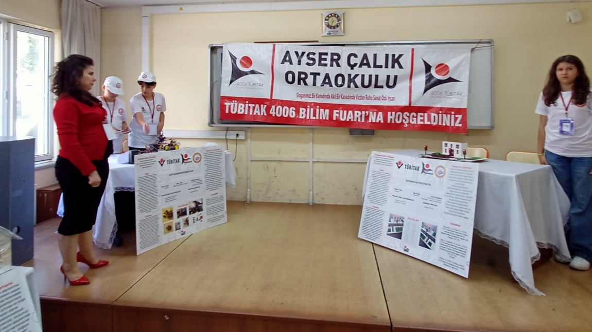 TÜBİTAK 4006 B BİLİM FUARIMIZ BUGÜN AÇILDI